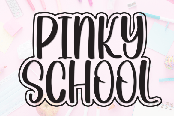 Pinky School Font - Featured Image