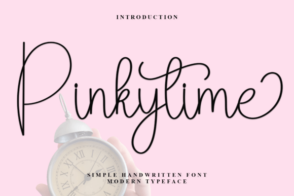 Pinky Time Font - Featured Image