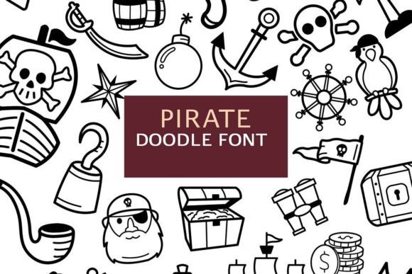 Pirate Doodle Font - Featured Image