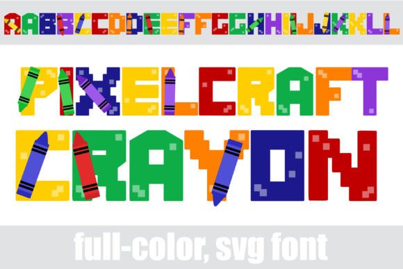 Pixelcraft Crayon Font - Featured Image