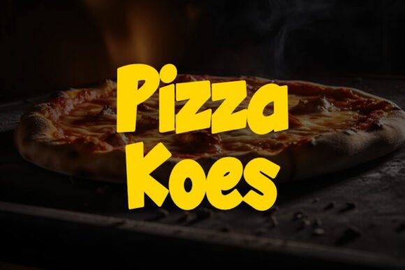 Pizza Koes Font - Featured Image