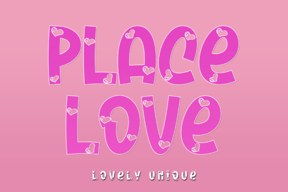 Place Love Font - Featured Image