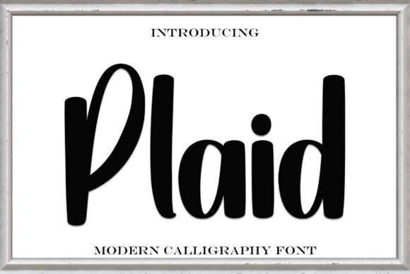 Plaid Font - Featured Image