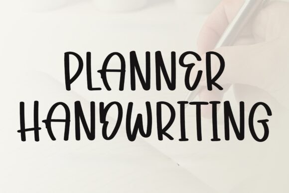 Planner Handwriting Font - Featured Image