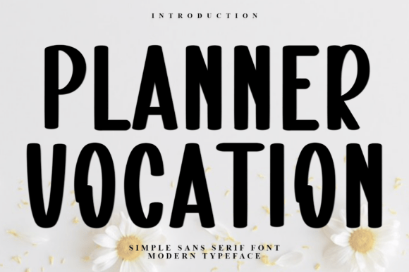 Planner Vocation Font - Featured Image