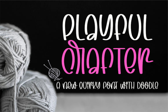 Playful Crafter Font - Featured Image
