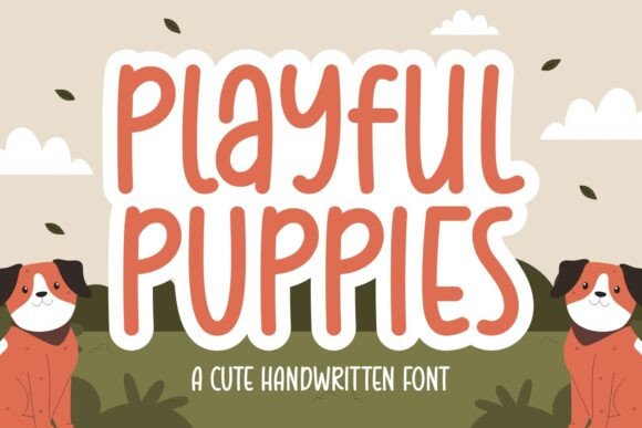 Playful Puppies Font - Featured Image