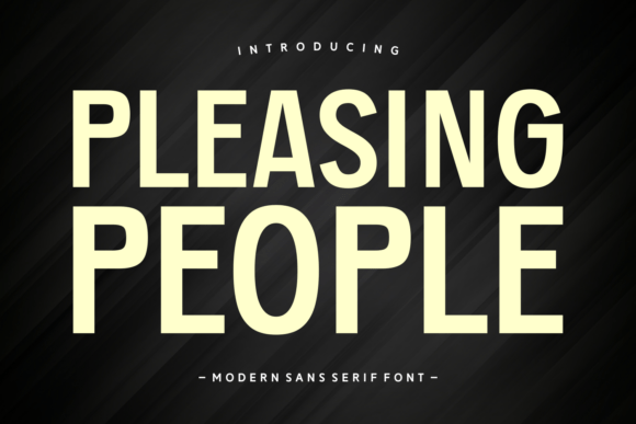 Pleasing People Font - Featured Image