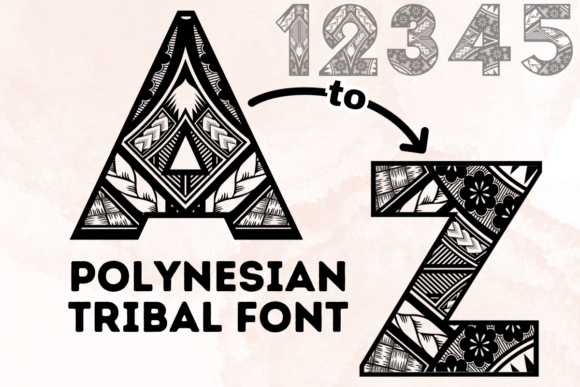 Polynesian Tribal Font - Featured Image