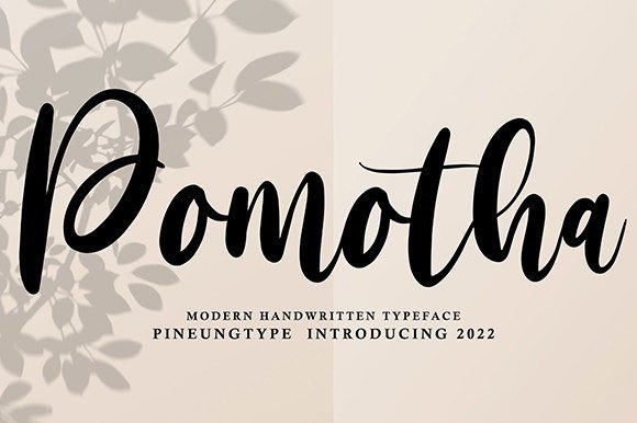 Pomotha Font - Featured Image