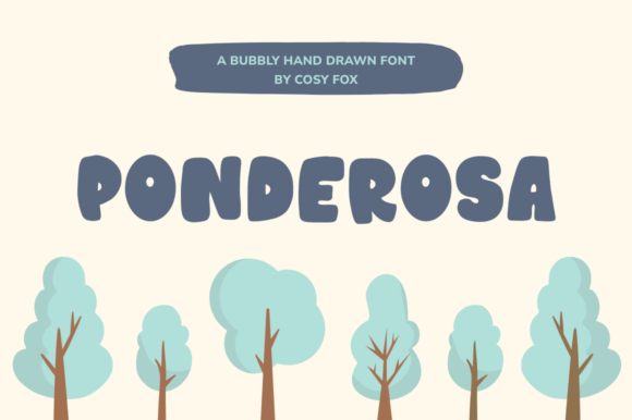 Ponderosa Font - Featured Image