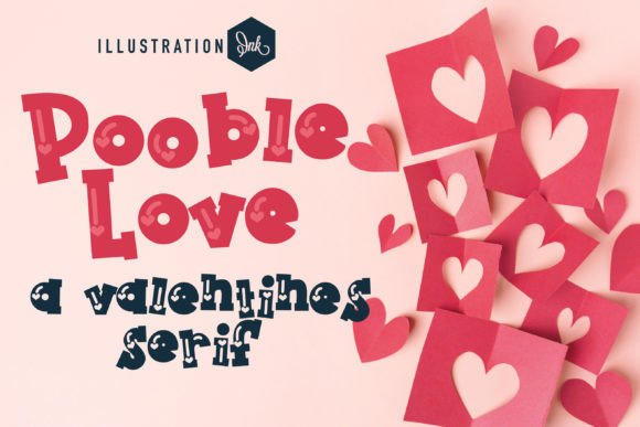 Pooble Love Font - Featured Image