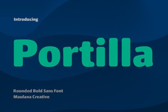 Portilla Rounded Bold Font - Featured Image