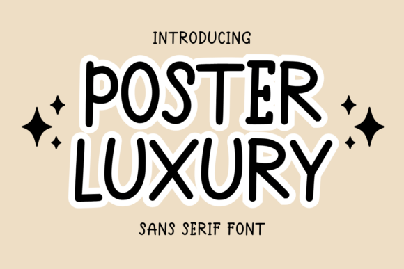 Poster Luxury Font - Featured Image