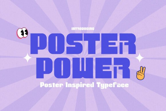 Poster Power Font - Featured Image