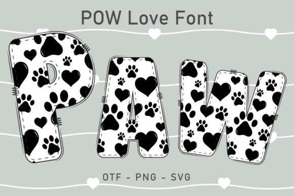 Pow Love Font - Featured Image