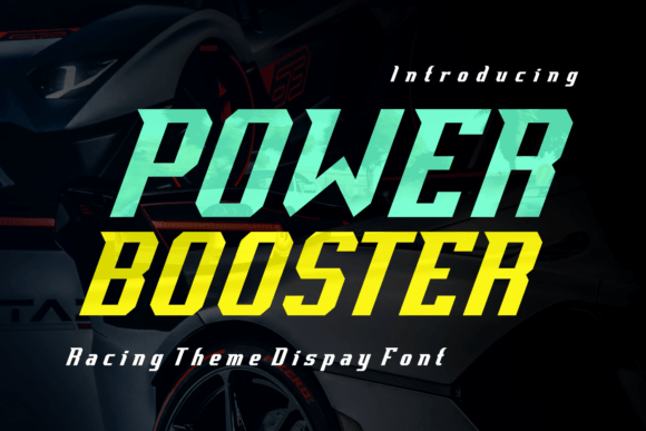 Power Booster Font - Featured Image