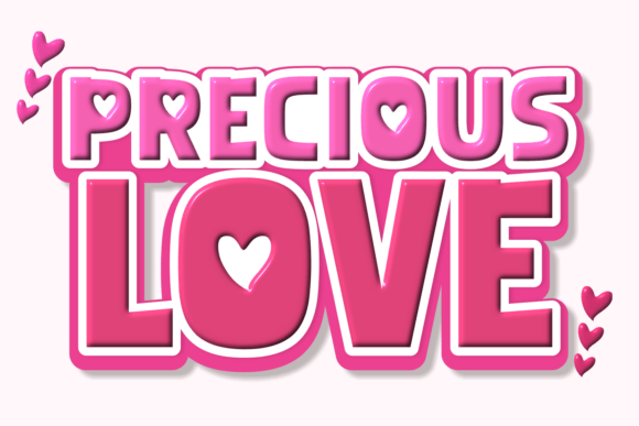 Precious Love Font - Featured Image