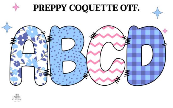 Preppy Coquette Bundle Font - Featured Image