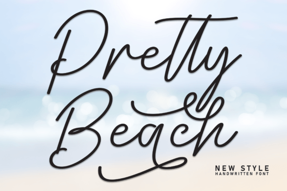 Pretty Beach Font - Featured Image