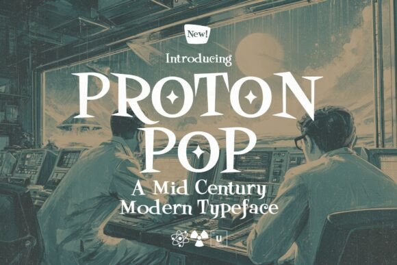 Proton Pop Font - Featured Image