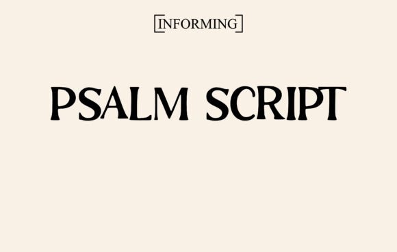 Psalm Script Font - Featured Image