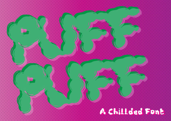 Puff Puff Font - Featured Image