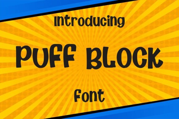 Puffblock Font - Featured Image