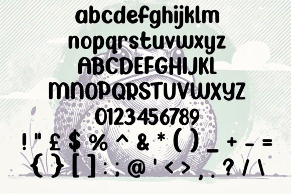 Puffed Up Toad Font - Featured Image