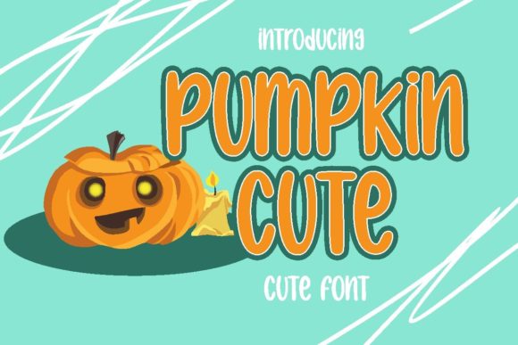 Pumpkin Cute Font - Featured Image