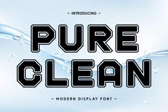 Pure Clean Font - Featured Image