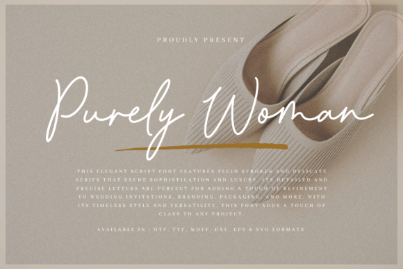 Purely Woman Font - Featured Image