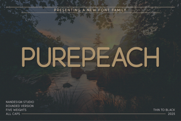 Purepeach Rounded Font - Featured Image