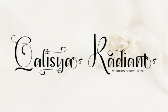 Qalisya Radiant Font - Featured Image