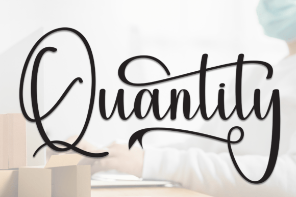 Quantity Font - Featured Image
