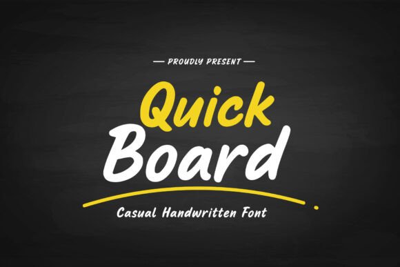 Quick Board Font - Featured Image