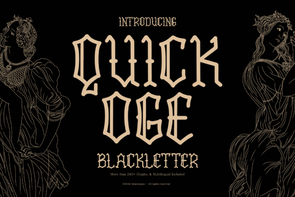 Quick Oge Font - Featured Image