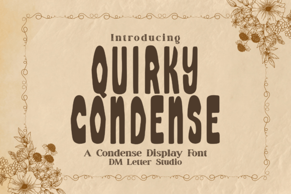 Quirky Condense Font - Featured Image