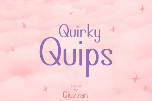 Quirky Quips Font - Featured Image
