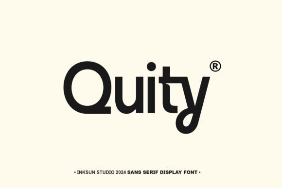 Quity Font - Featured Image