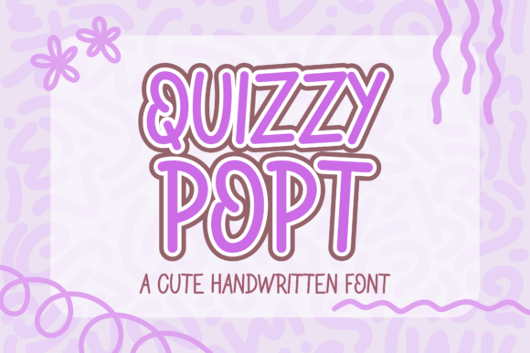 Quizzy Popt Font - Featured Image