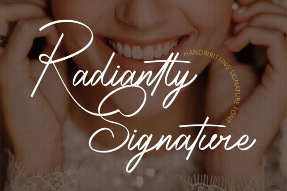 Radiantly Signature Font - Featured Image