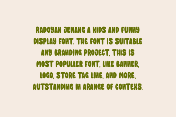 Radoyan Jenang Font - Featured Image