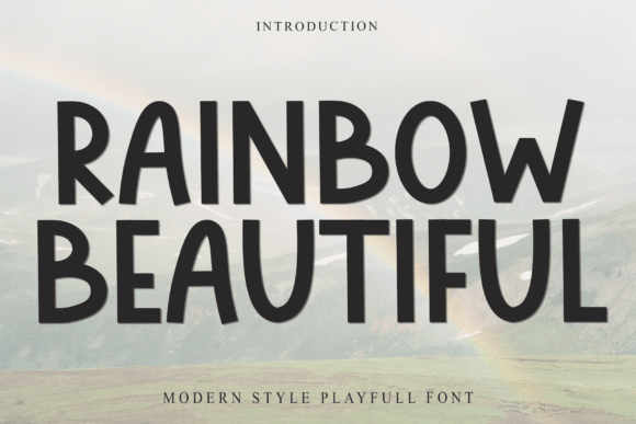 Rainbow Beautiful Font - Featured Image