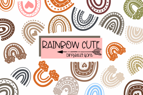 Rainbow Cute Font - Featured Image