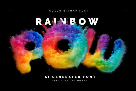 Rainbow Pow Font - Featured Image