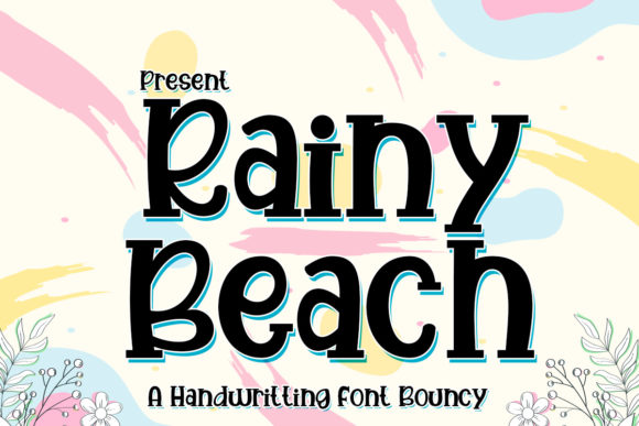 Rainy Beach Font - Featured Image