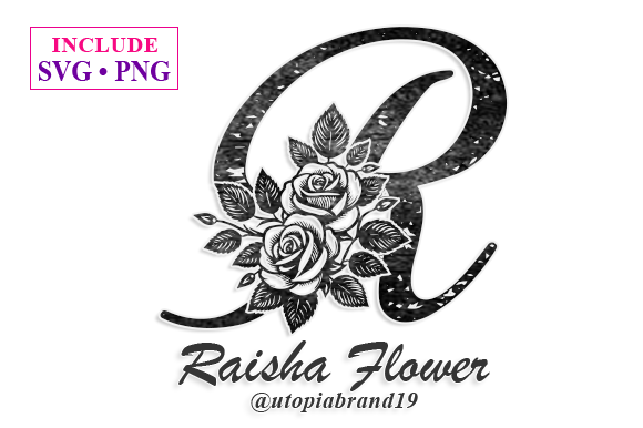Raisha Flower Monogram Font - Featured Image