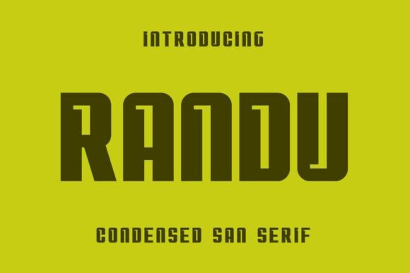 Randu Font - Featured Image