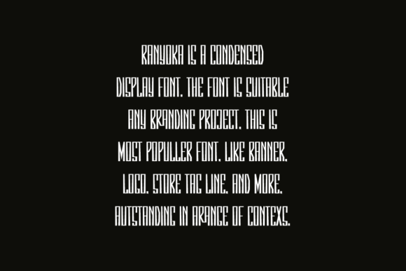 Ranyoka Font - Featured Image